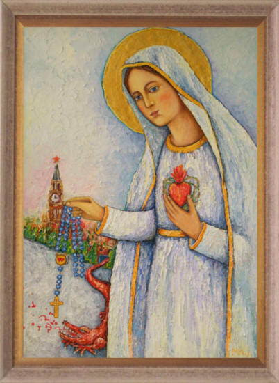 Matka Boża Fatimska na Placu Czerwonym w Moskwie